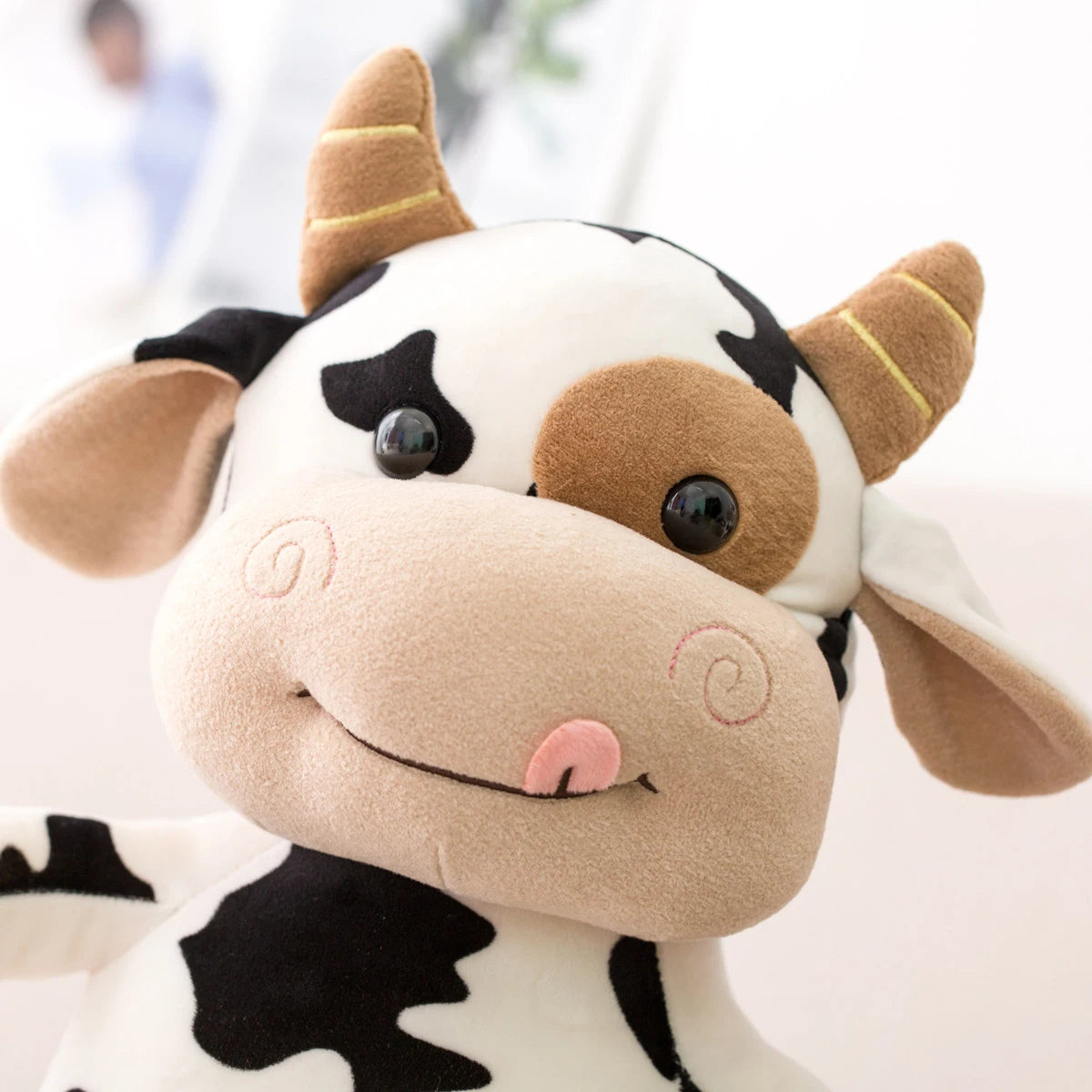 Smiley Stuffed Cow