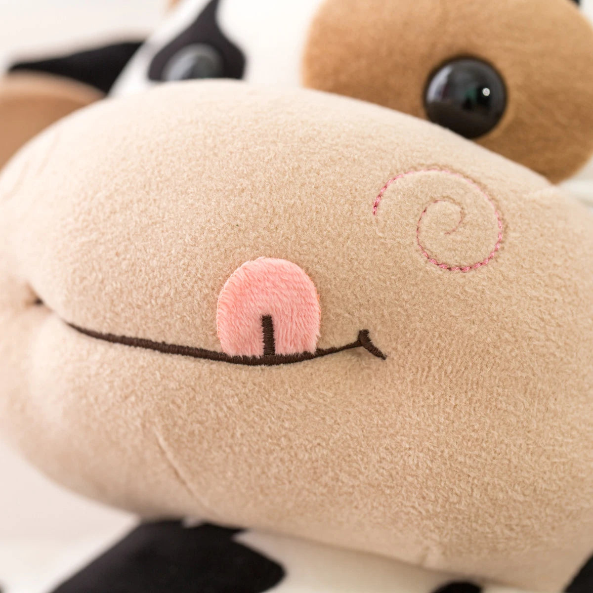 Smiley Stuffed Cow